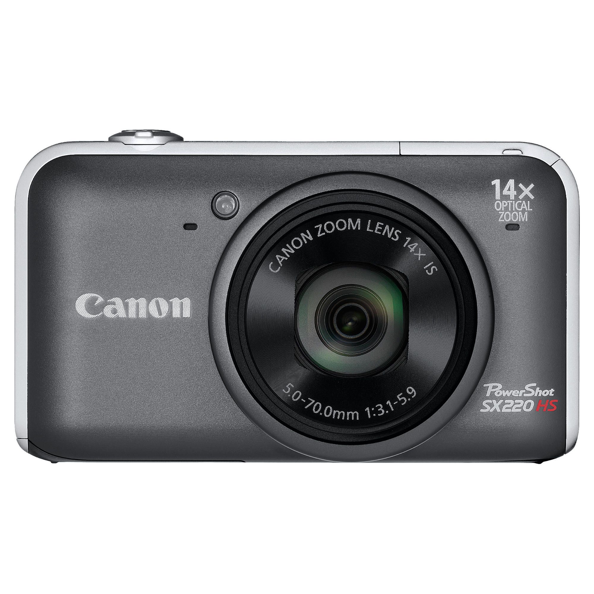 Canon PowerShot SX220 HS Digital Camera Grey