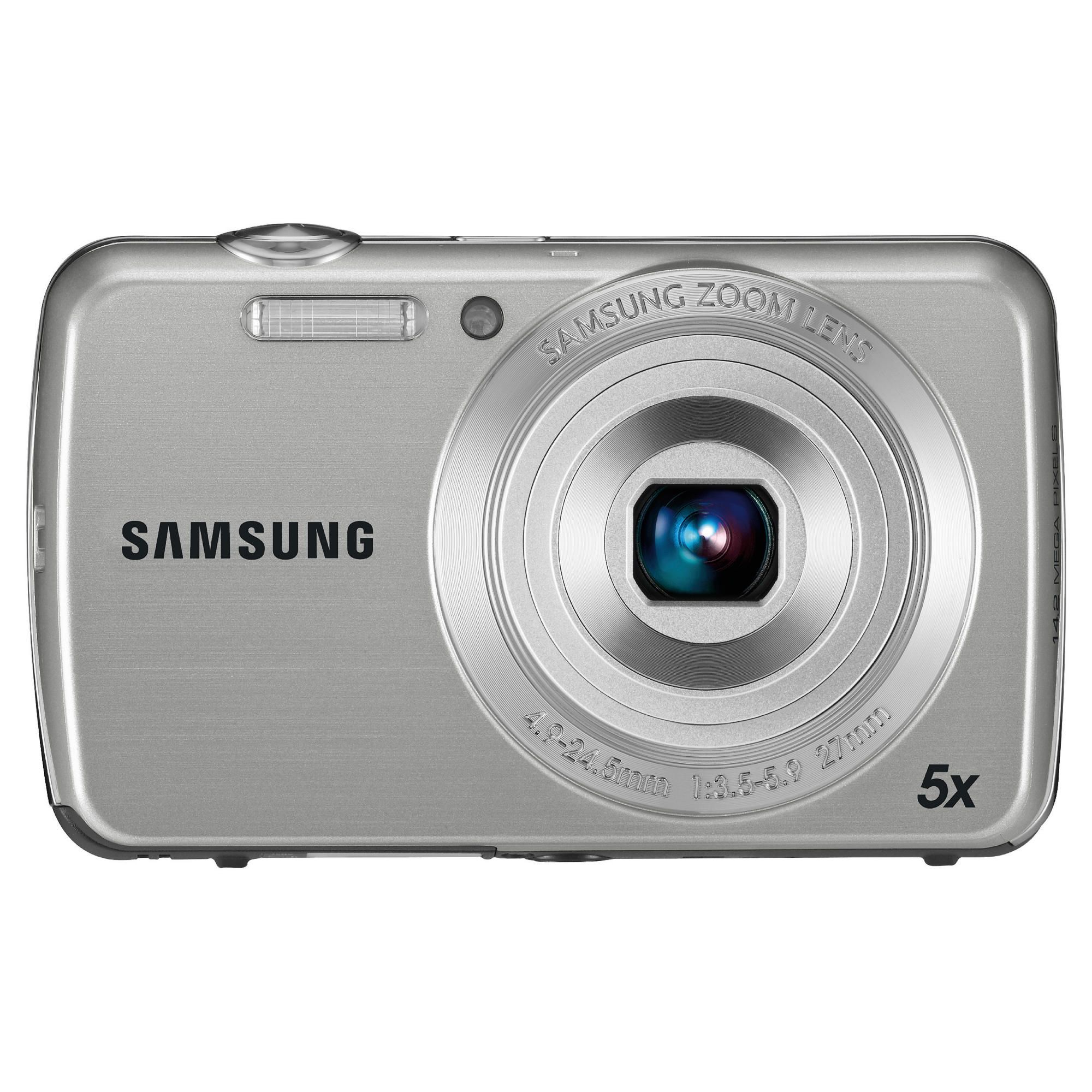 Samsung PL20 Digital Camera - Silver (14.2MP, 5x Optical Zoom) 2.7 inch LCD