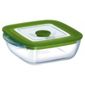 Pyrex 4 individual 4in1 Square Casserole Dishs with Lids