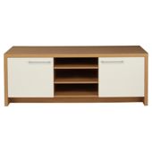 Manhattan Tv Unit Oak Effect / White