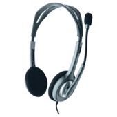Logitech H110 Stereo - Noise Cancelling 3.5mm Overhead PC Headset & Microphone