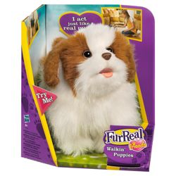 FurReal Go Go Walking Puppies Brown & White Spaniel