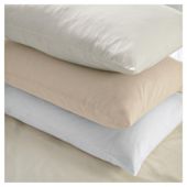 Brushed cotton Pillowcases x2 white