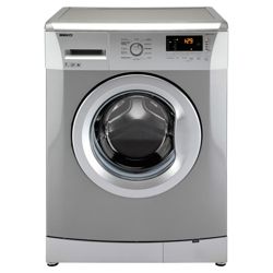 Beko WMB71231S Washing Machine, 7kg Wash Load, 1200 RPM Spin, A++ Energy Rating. Silver
