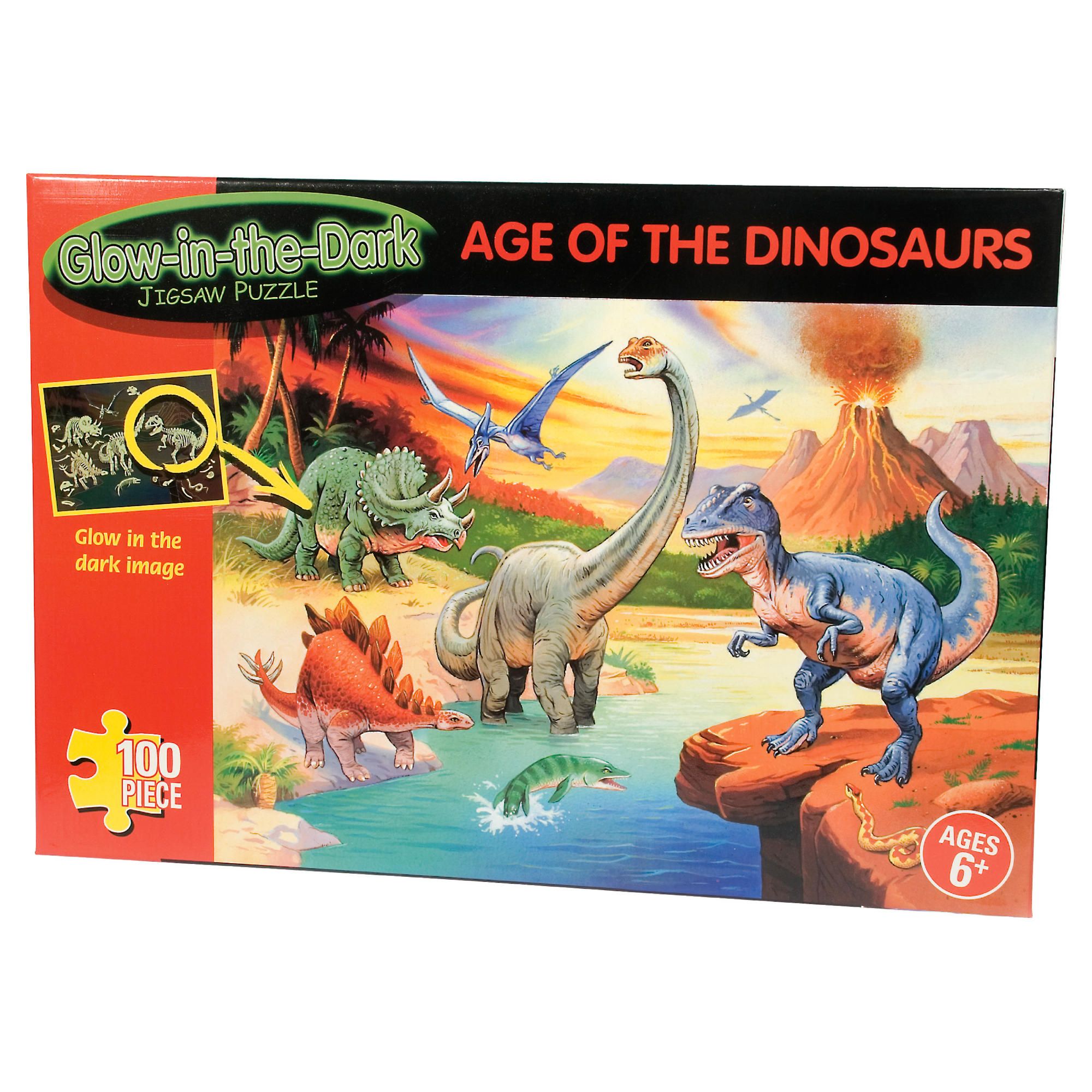 Glow In Dark Puzzles - Age Of The Dinosaurs