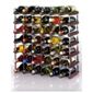 Ready To Assemble 42 Bottle Wine Rack, Dark Oak