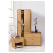 Ashford Double Wardrobe Set, Beech-Effect..