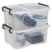 Strata 12L Smart Storemaster Box with lid, 2 pack