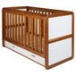 East Coast Rio Cot Bed, Cocoa and White