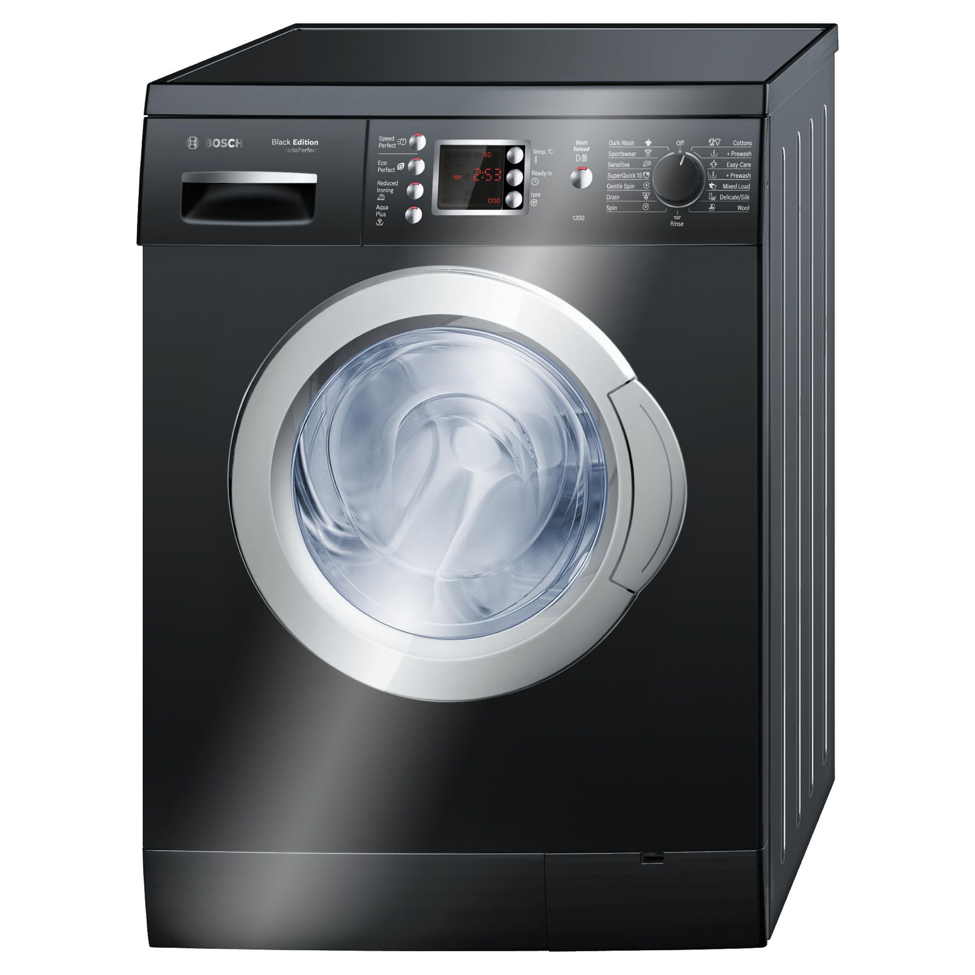 Bosch Exxcel WAE244B1GB black 7kg 1200 rpm washing machine