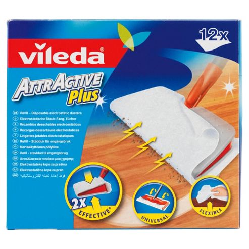 Image of Vileda Attractive Plus Refills, 12 Pack