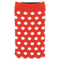 Orbyx Smartphone Polka Dot Sock  Red