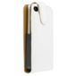ProTec Leather Look Case iPhone 4/4S White