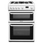 Hotpoint HAG60P White Twin Cavity Cooker