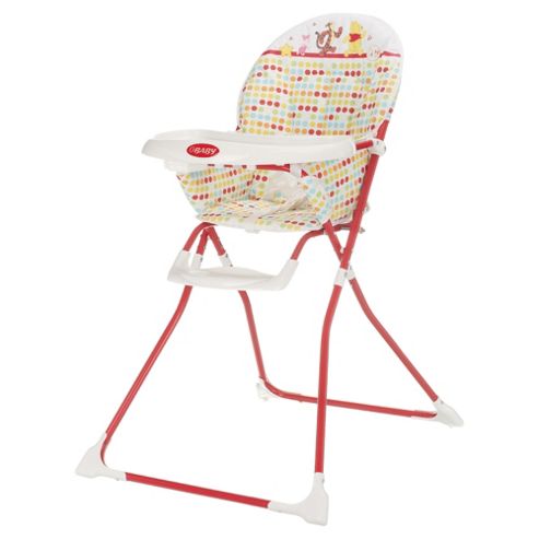 Image of Obaby Winnie The Pooh Highchair, Red