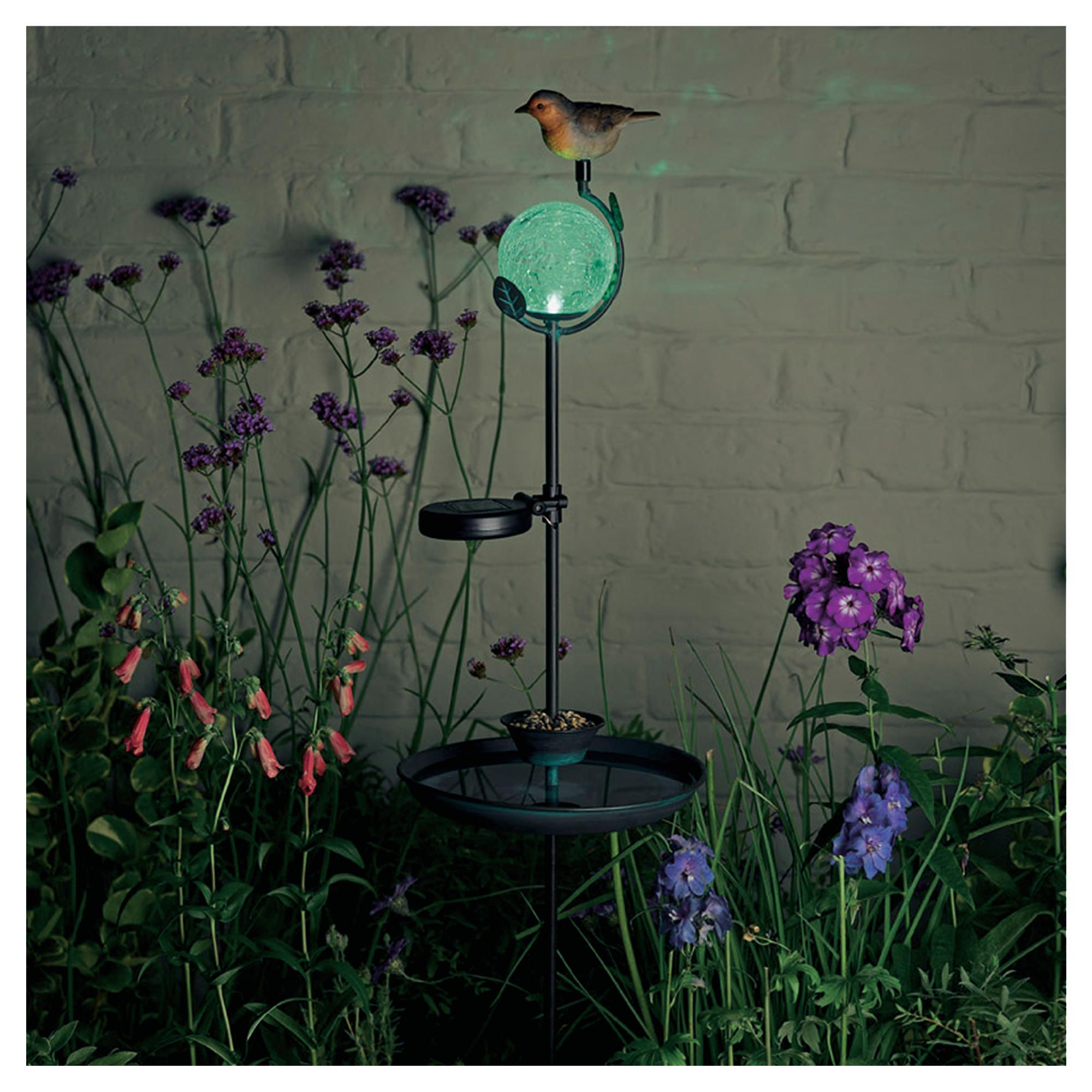 Solar Decorative Birdfeeder Stake Light