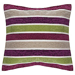 F&F home stripe cushion green and plum F&F home stripe cushion green and plum