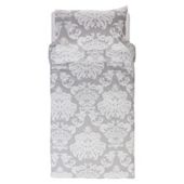 Regency Damask Single Duvet Grey