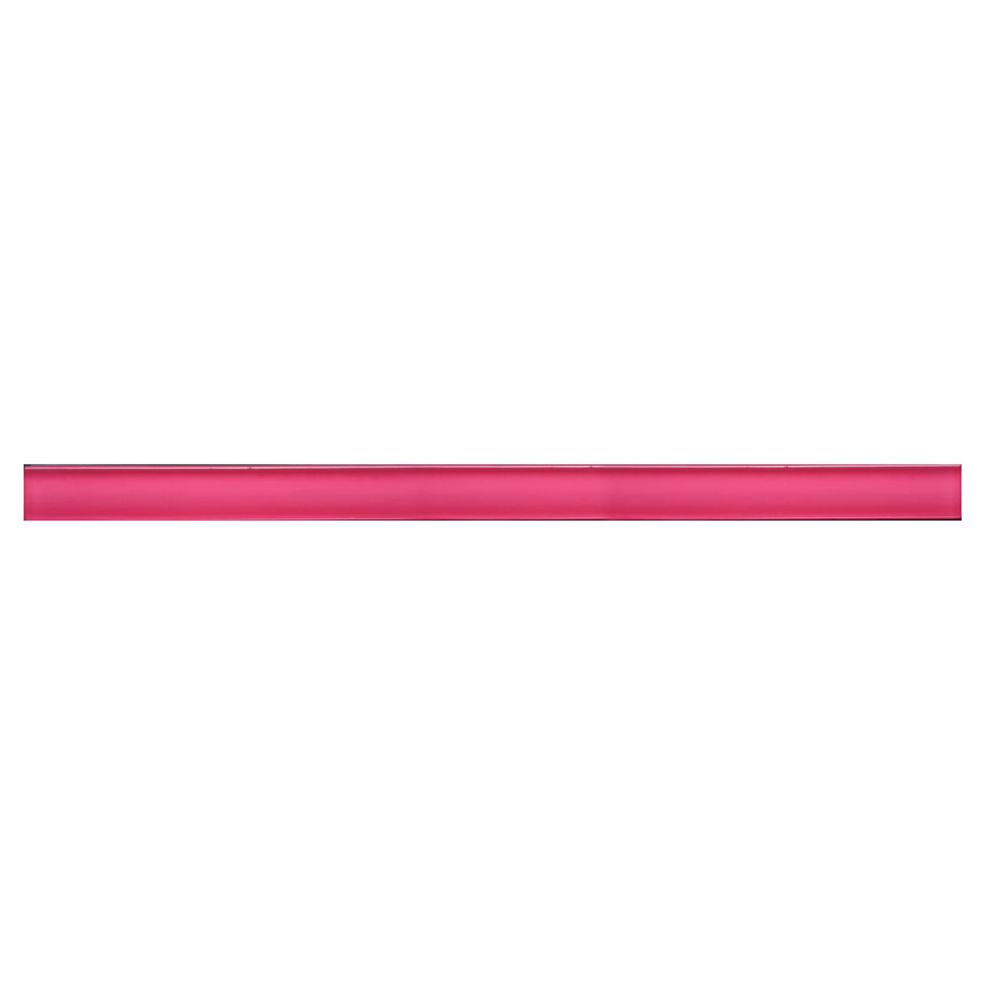 Glass Pencil Border (25cm) Bright Pink 
