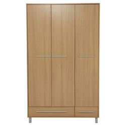 Riva Triple Wardrobe, Oak-Effect