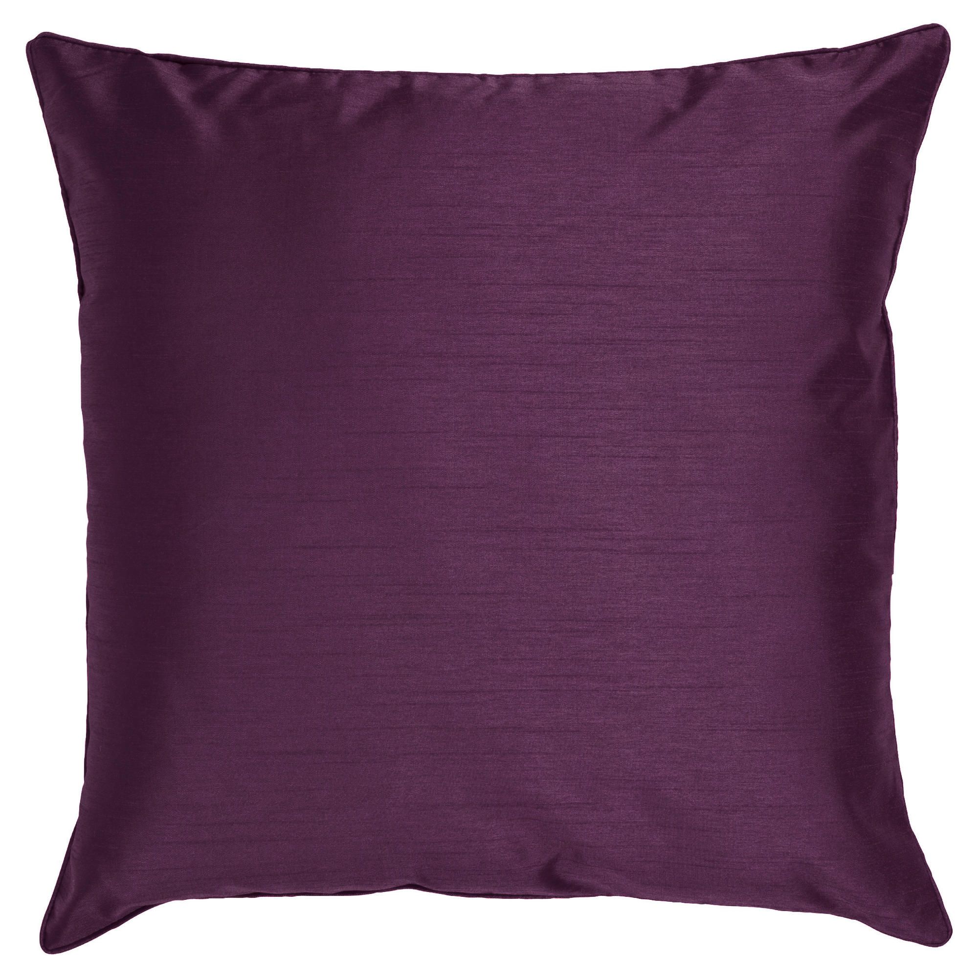Tesco Set of 2 Faux Silk cushions, plum
