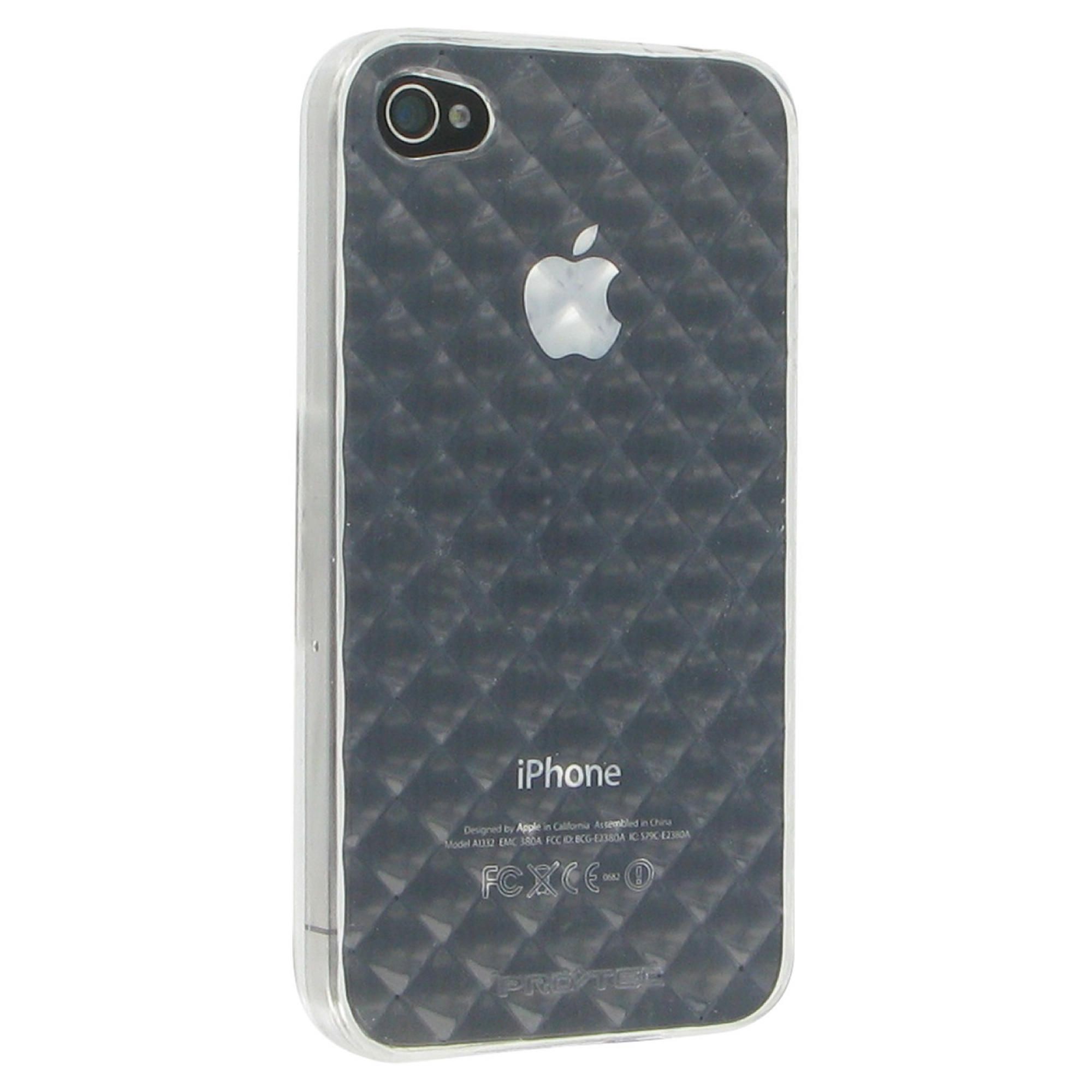 Pro-Tec Glacier Quilted Pattern Case for iPhone 4 & iPhone 4S Clear Pro-Tec Glacier Quilted Pattern Case for iPhone 4 & iPhone 4S Clear