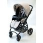 Bebecar Ip-Op black Pushchair Parchment