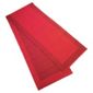 Tesco ribbed table runner, burgandy & red