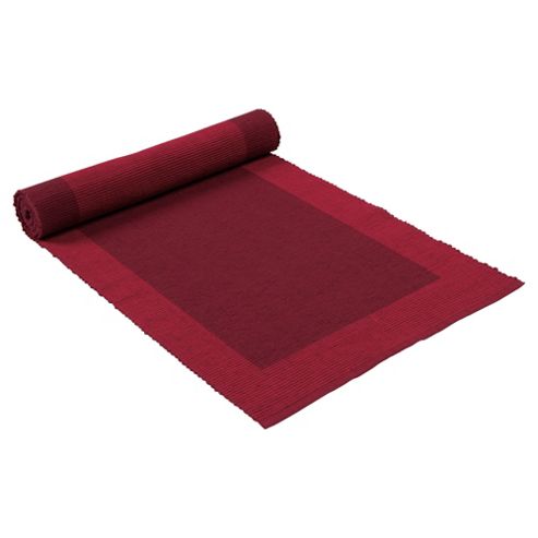 runner, Tesco Tablecloths table tesco ribbed table Buy   our runners & from burgandy red