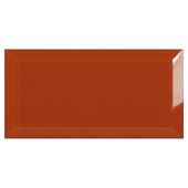Glass Metro Tile (20x10cm) - Orange