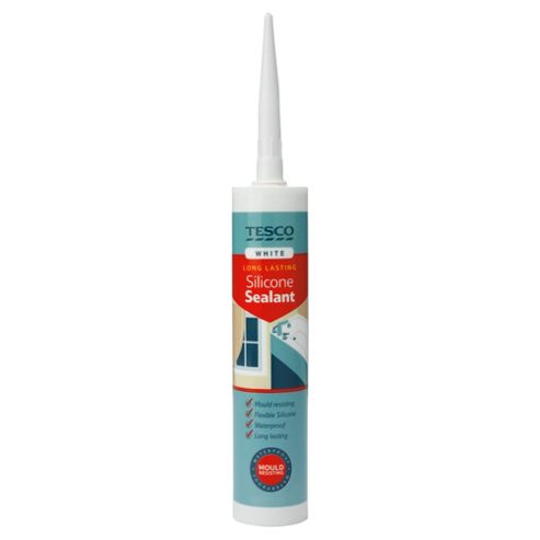 Image of Tesco Silicone Sealent White 310ml Cartridge