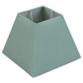 Tesco square shade, 18cm Duck egg blue