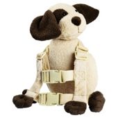 Goldbug Harness Buddy, Ivory Dog