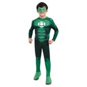 Deluxe light up Hal Jordan muscle chest Green Lantern,L 8-10 years