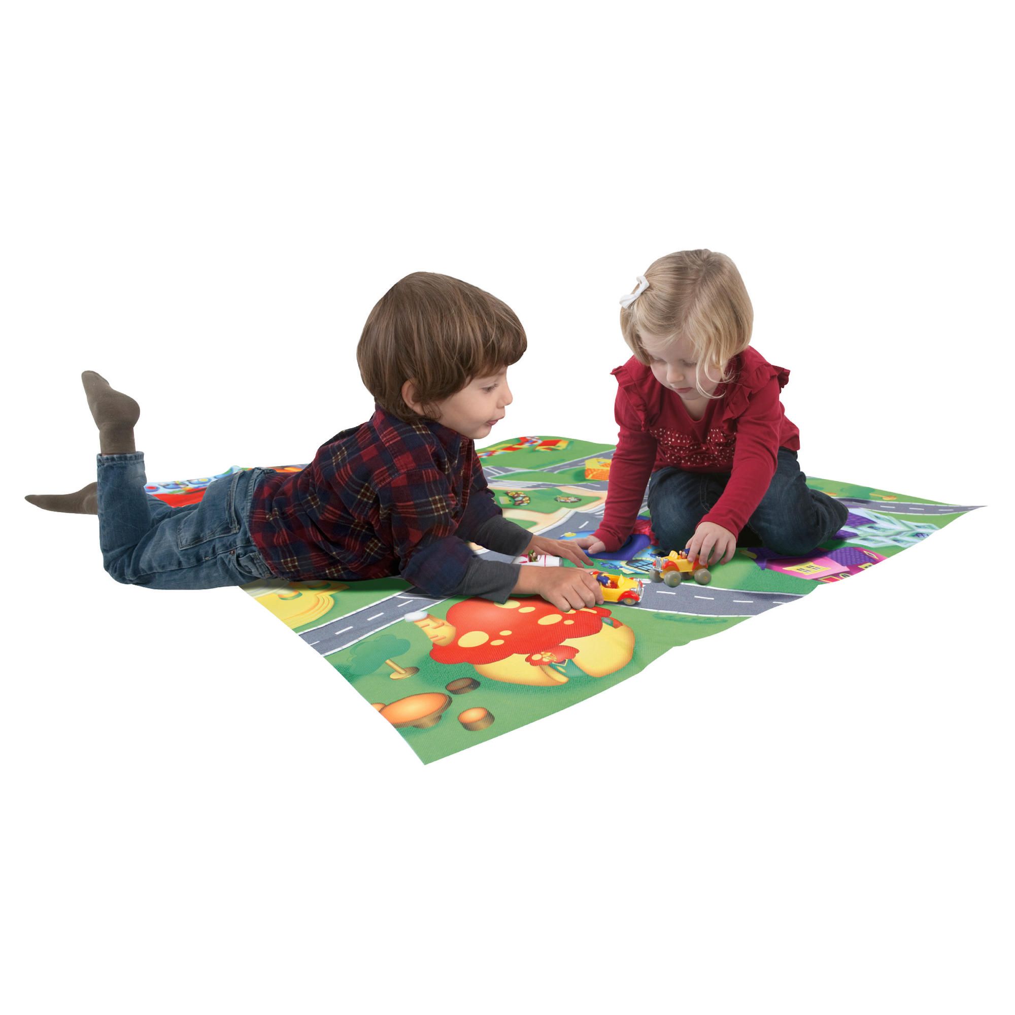 Noddy Toyland Playmat With Vehicles 