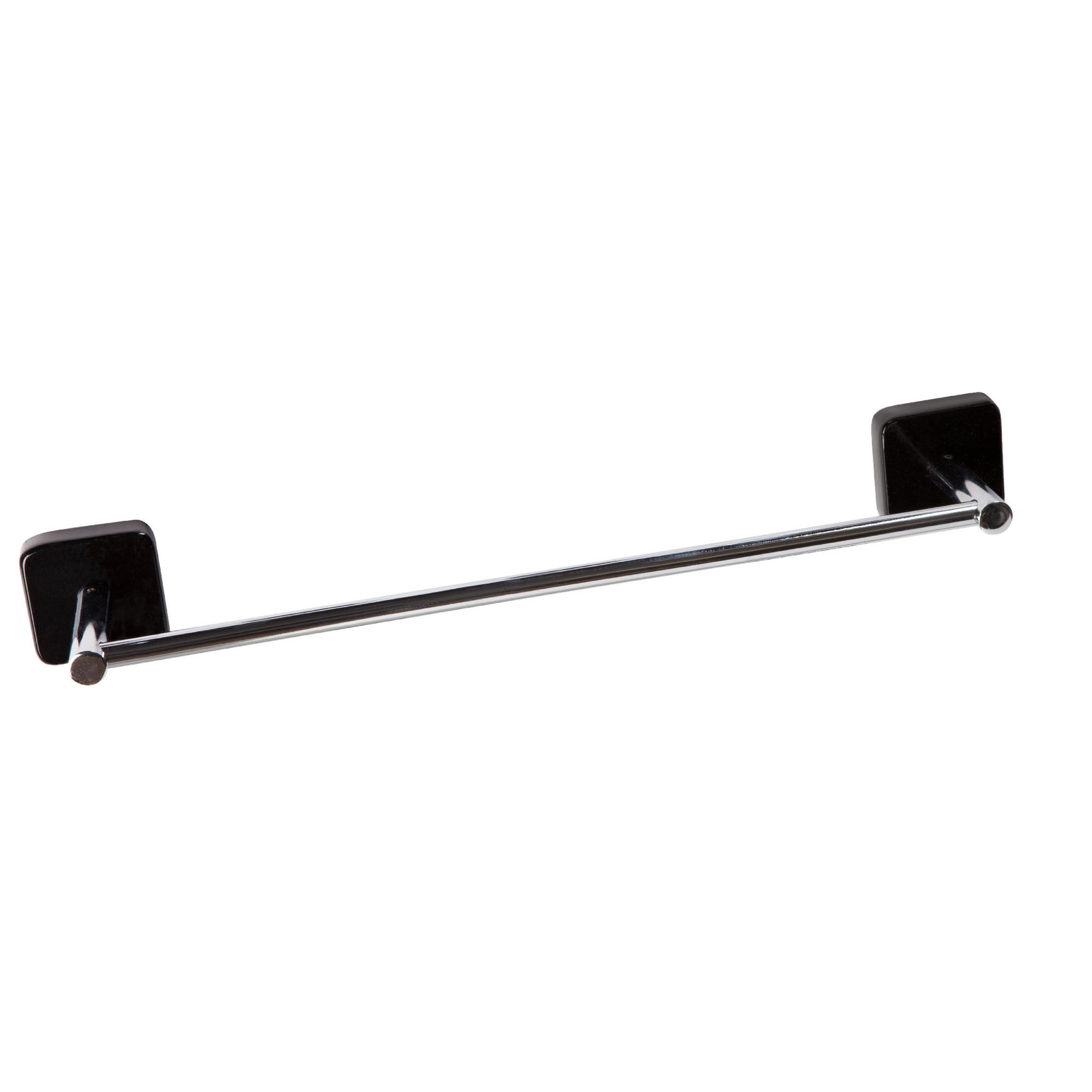 Stockholm Black Gloss Towel Rail