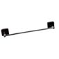Stockholm Black Gloss & Chrome Towel Rail
