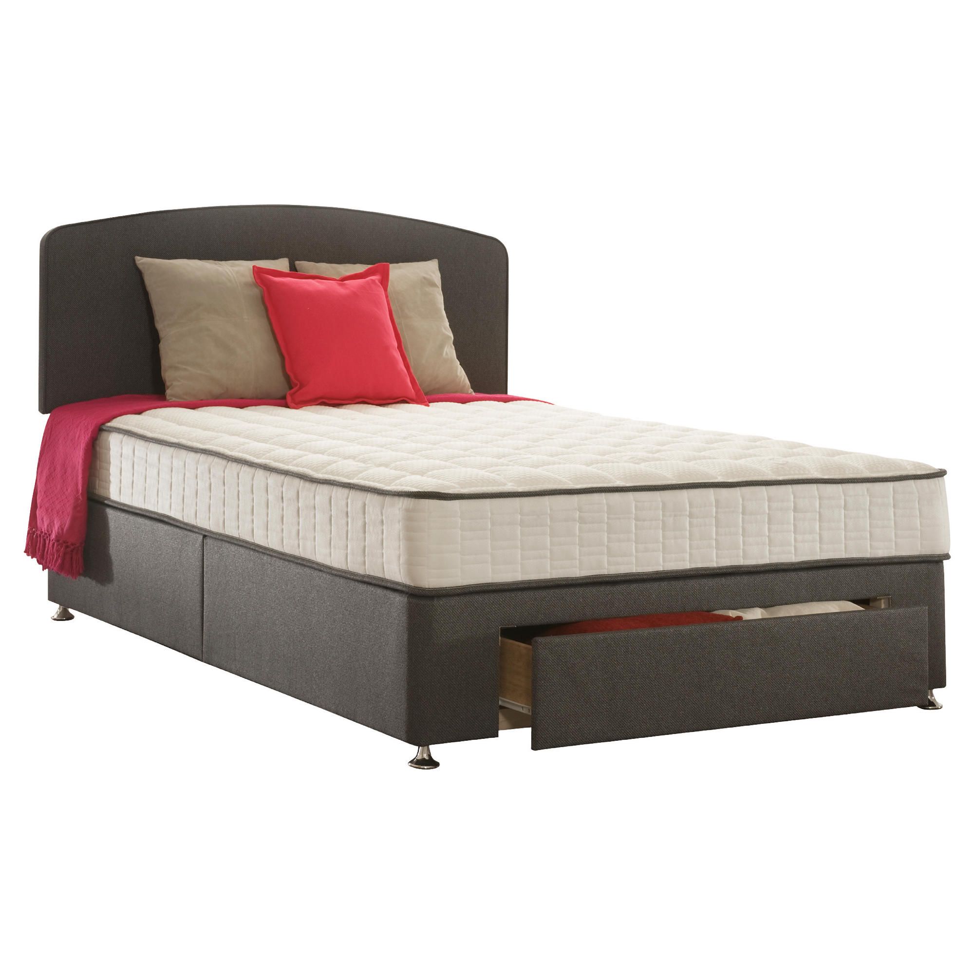 Sealy Pure Finesse Double 1 Drawer Divan Bed at Tesco Direct