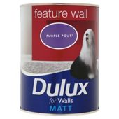 Dulux Matt Feature Wall Purple Pout 1.25l