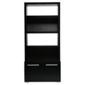 Milan High Gloss Display Cabinet / Black