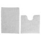 Tesco Pedestal And Bath Mat Set White