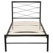 Texas Single Bed Frame, Black