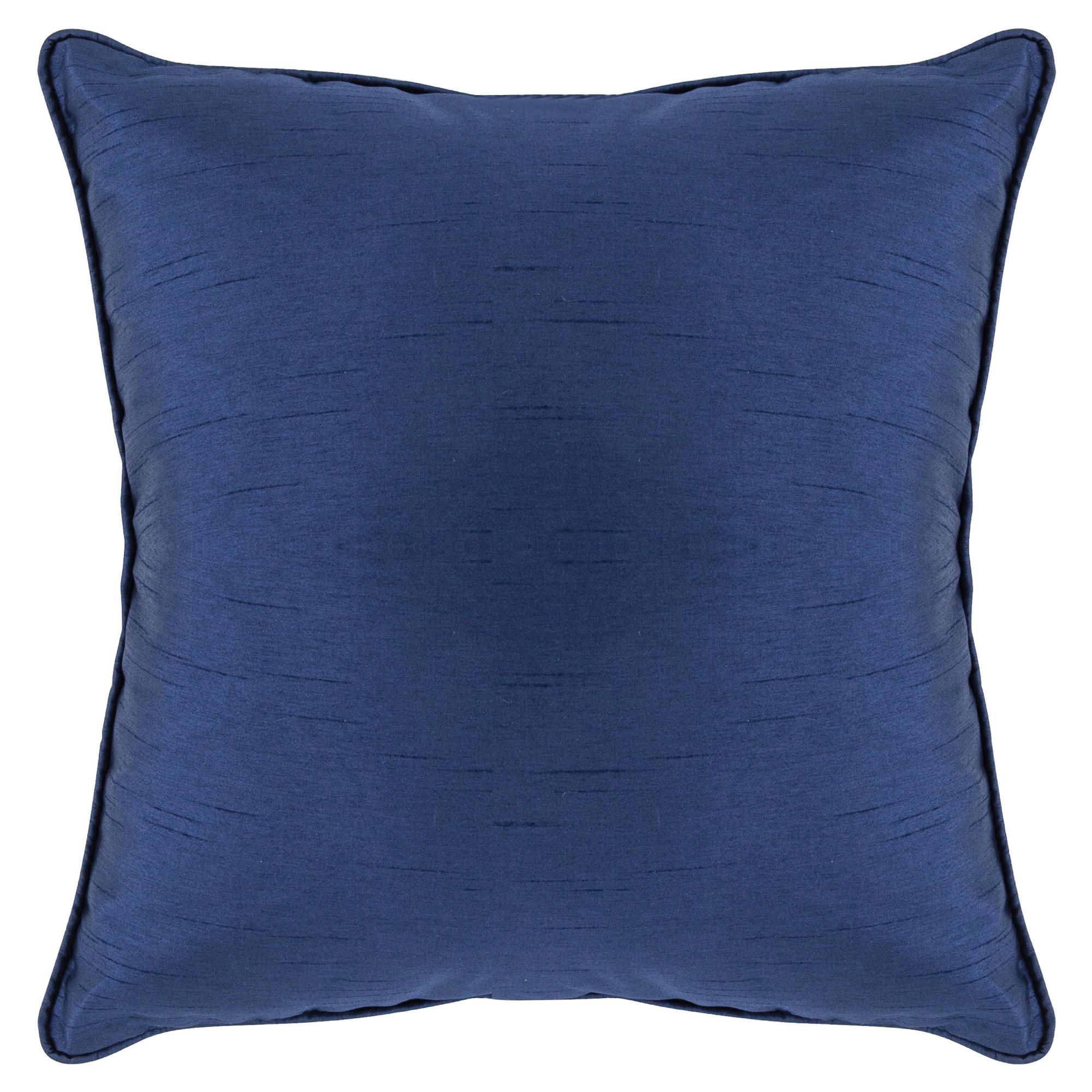 Tesco Set of 2 Faux Silk cushions, navy