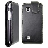 Samsung Leather Flip Case Samsung Tocco Black