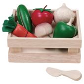 Voilia Crate Of Vegetables Wooden Toy
