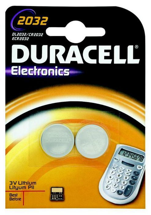 Image of Duracell 2 Pack 220 Mah Lithium 2032 Batteries