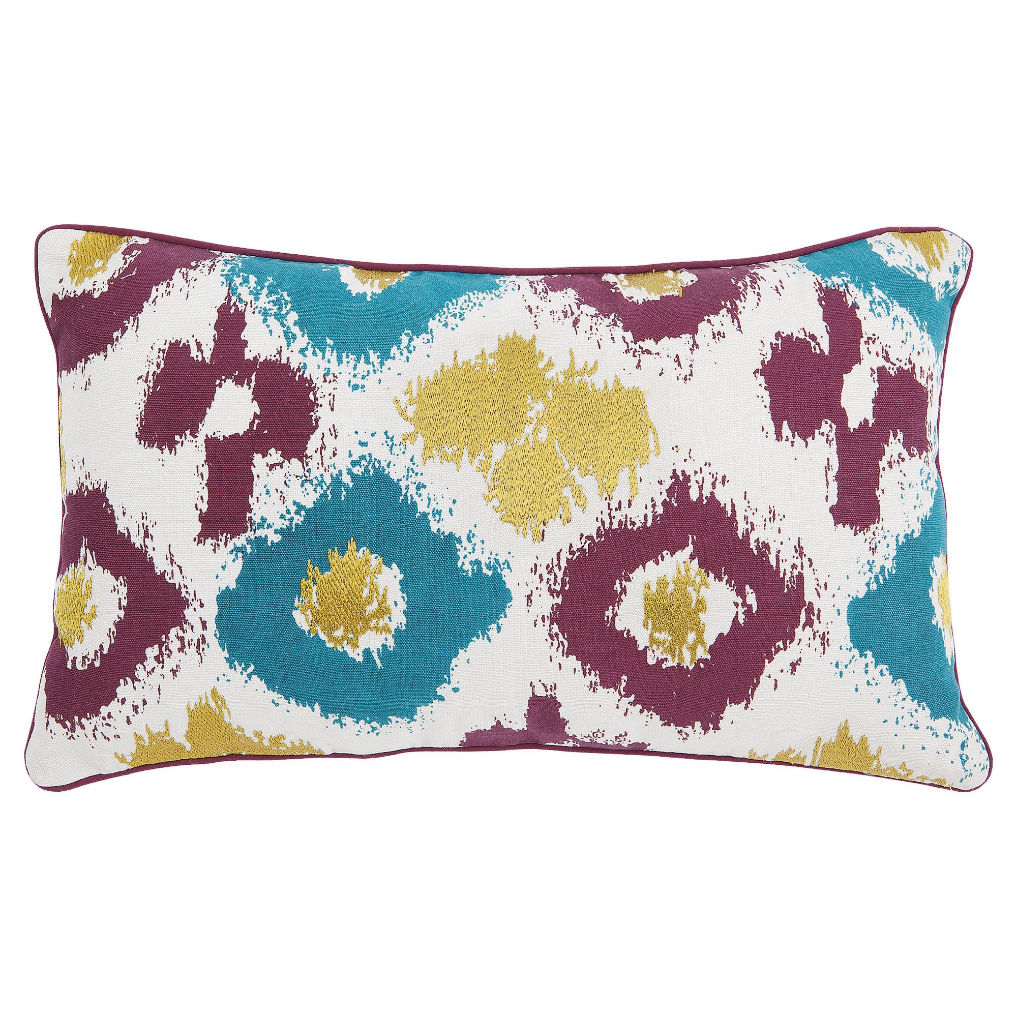 F&F Home ikat oblong cushion green F&F Home ikat oblong cushion green