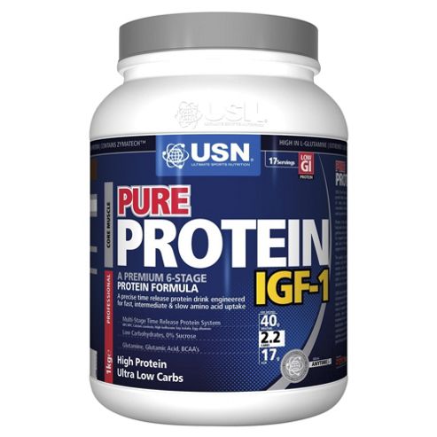 Image of Usn Pure Protein Igf1 Strawberry 1kg