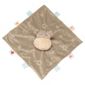 Hoppo Hippo Tagged Baby Comforter Blue