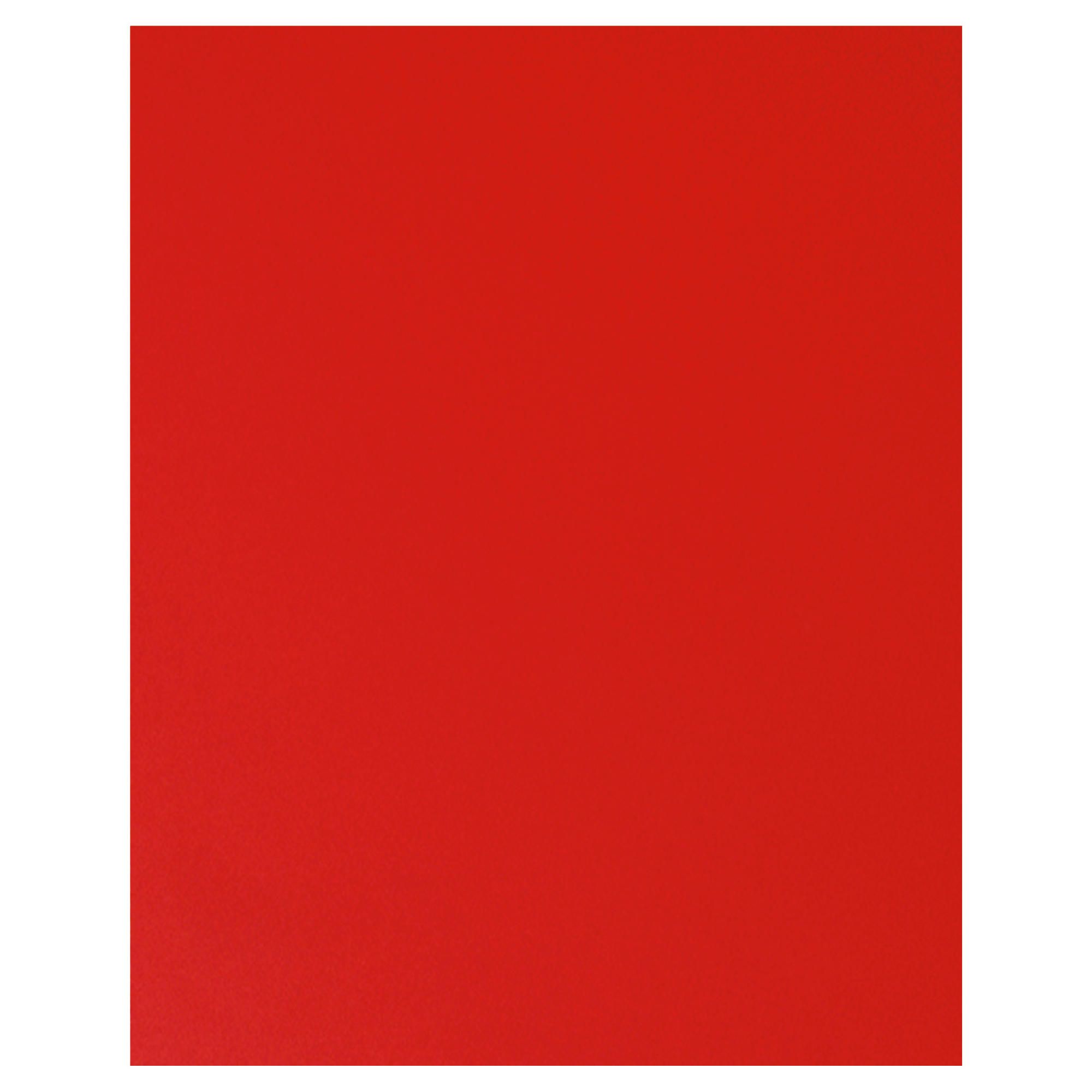 Plain Glass Splashback Red 60x75 
